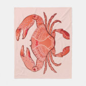 Couverture Polaire Crabe de style (Devant)