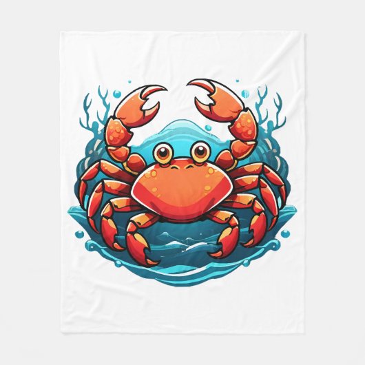 Couverture Polaire crabe-drole (Devant)