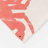 Couverture Polaire Crabe Ocean Beach Motif de la créature marine (Coin)