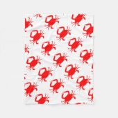 Couverture Polaire Crabe rouge (Devant)