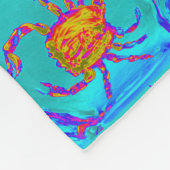 Couverture Polaire Crabes Cool d'art sous-marin balnéaire (Coin)