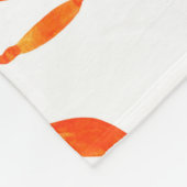Couverture Polaire Crabes orange sans couture motif (Coin)