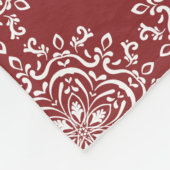 Couverture Polaire Cranberry Mandala (Coin)