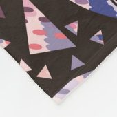 Couverture Polaire Crâne avec ornement polygonal. Halloween. Inséable (Coin)