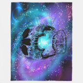 Couverture Polaire Crâne consommant la planète - Crânes (Devant)