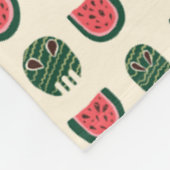 Couverture Polaire Crâne de pastèque Summerween (Coin)