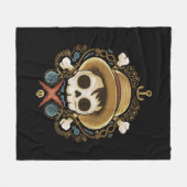 Couverture Polaire Crâne de pirate (Devant (Horizontal))