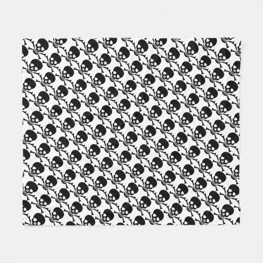 Couverture Polaire Crâne humain (Devant (Horizontal))