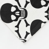 Couverture Polaire Crâne humain (Coin)