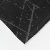 Couverture Polaire Crâne mexicain rayé du DJ avec des écouteurs (Coin)