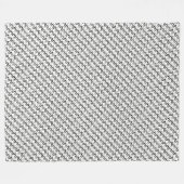 Couverture Polaire Crânes (Devant (Horizontal))