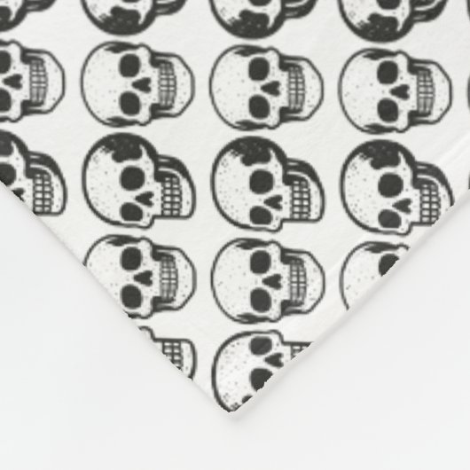 Couverture Polaire Crânes (Coin)