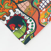 Couverture Polaire Crânes à sucre (Coin)