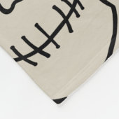 Couverture Polaire Crânes - Bone White et Bat Black (Coin)