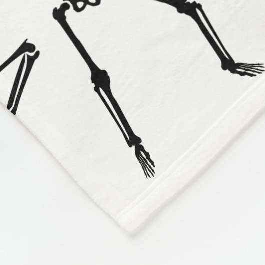 Couverture Polaire Crânes dansant (Coin)