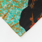 Couverture Polaire CRANES VOLONTAIRES AVEC FLEURS PRINTEMPS Floral ja (Coin)