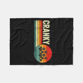 Couverture Polaire Cranky Car Engine Crankshaft Fathers Day Dad Men H (Devant (Horizontal))