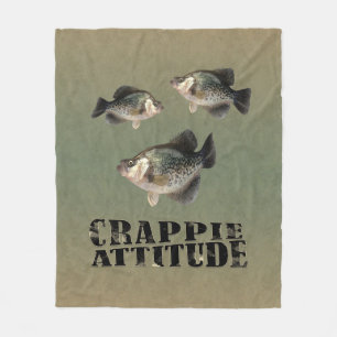 Couverture Polaire Crappie Attitude Amusante Pêche