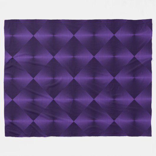 Couverture Polaire Cravate Blocs Shimmer violet (Devant (Horizontal))