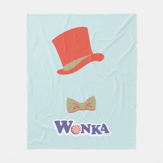 Couverture Polaire Cravate Wonka Top Hat & Bow (Devant)