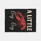 Couverture Polaire Crawfish A Cray Cray Crayfish Hommes Cajun Fils (Devant (Horizontal))