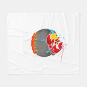 Couverture Polaire Crawfish Boil Tis The Season Crawdaddy Crayfish Fu (Devant (Horizontal))