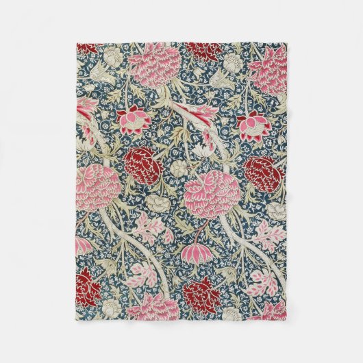 Couverture Polaire Cray Motif (par William Morris) (Devant)