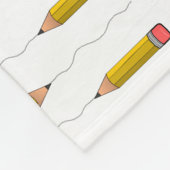 Couverture Polaire Crayon blanc (Coin)