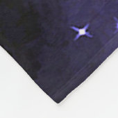 Couverture Polaire Crayon bleu de minuit (Coin)