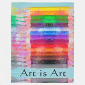 Couverture Polaire Crayons colorés (Devant)