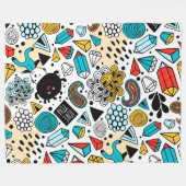 Couverture Polaire Crazy head (Devant (Horizontal))
