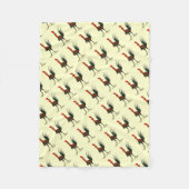 Couverture Polaire Crazy rooster (Devant)