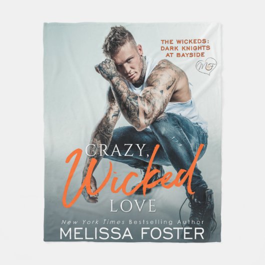 Couverture Polaire Crazy, Wicked Love Blanket (Devant)