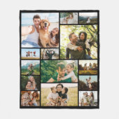 Couverture Polaire Create Your Own Custom 14 Photo Collage (Devant)