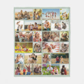 Couverture Polaire Create Your Own Custom 24 Photo Collage (Devant)
