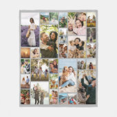 Couverture Polaire Create Your Own Custom 28 Photo Collage (Devant)