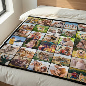 Couverture Polaire Create Your Own Custom 30 Photo Collage