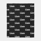 Couverture Polaire Create Your Own Custom Name (Devant)