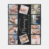 Couverture Polaire Create Your Own Mommy Photo Collage Modern (Devant)