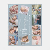 Couverture Polaire Create Your Own Mommy Photo Collage Modern (Devant)