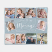 Couverture Polaire Create Your Own Mommy Photo Collage Modern (Devant (Horizontal))