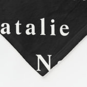 Couverture Polaire Create Your Own Name Personalized (Coin)