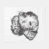 Couverture Polaire Create Your Own Pet Dog Customized (Devant (Horizontal))