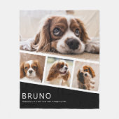 Couverture Polaire Create Your Own Pet Photo (Devant)