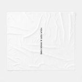 Couverture Polaire Create Your Own wedding custom Flat Note Card (Devant (Horizontal))