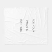 Couverture Polaire Create Your Own white  (Devant (Horizontal))