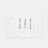 Couverture Polaire Create Your Own white  (Devant (Horizontal))