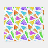 Couverture Polaire Création de motif de pastèque 6 (Devant (Horizontal))
