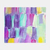Couverture Polaire Creative abstract hand painted background, wallpap (Devant (Horizontal))