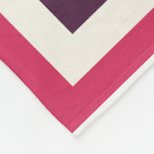 Couverture Polaire Creative geometry fuchsia and pink tones (Coin)
